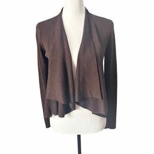 Ann Taylor Dark Brown Women's Cardigan XS Petite